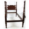 Image 1 : Pair of Antique Mahogany Twin Beds