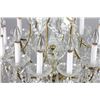 Image 6 : Crystal Chandelier with Twelve Lamps