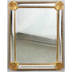 20thC French Empire Style Beveled Glass Mirror