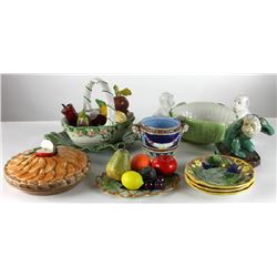 Collection of Contemporary Majolica Pieces