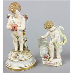 Two Meissen Porcelain Figurines