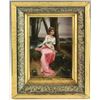 Image 1 : KPM Porcelain Plaque of Lady