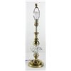 Image 1 : Stiffel Brass and Crystal Lamp Signed Baccarat
