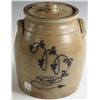 Image 1 : Stoneware Crock with Cobalt Decoration