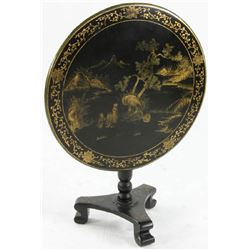 Chinese Chinoiserie Decorated Table