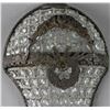 Image 2 : Pair of Crystal and Wrought Iron Fixtures