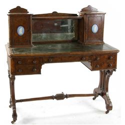 Regency Burlwood Writing Desk