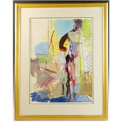 Martha Nessler Hayden Abstract Watercolor