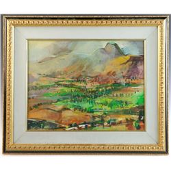 Martha Nessler Hayden Abstract Watercolor