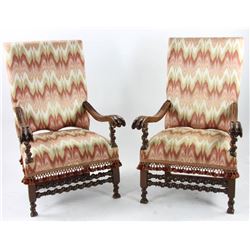 Pair of 18th Century Spanish Armchairs