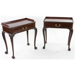 Pair of Irish Chippendale Mahogany Tables