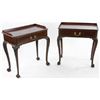 Image 1 : Pair of Irish Chippendale Mahogany Tables