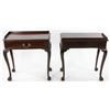 Image 6 : Pair of Irish Chippendale Mahogany Tables