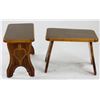 Image 3 : Pair of Pine Benches Stools