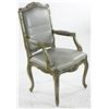 Image 2 : Silver Armchair with Grey Upholstery