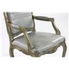 Image 4 : Silver Armchair with Grey Upholstery