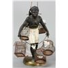 Image 1 : Blackamoor Figure Carrying Bird Cages
