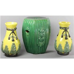 Chinese Glazed Pottery Garden Seat