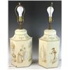 Image 8 : Pair of Chinese Tea Tin Lamps
