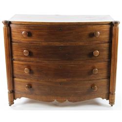 19th C American Mahogany Chest