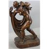 Image 2 : Budapest Hungary Wooden Sculpture of Nude