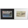 Image 1 : Two Hiroshige Colored Woodblock Prints