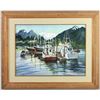 Image 1 : Hunter Barker Watercolor of Juneau Fleet