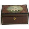 Image 1 : Early Dovetailed Box with Painted Scottie