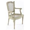 Image 2 : Antique French Cane Back Armchair