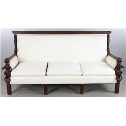 Early 19thC Carved Italian Sofa