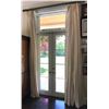 Image 2 : Designer Custom Linen Drapes with Rod