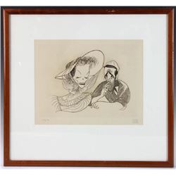Hirschfeld Signed Casablanca Print