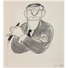 Image 2 : Hirschfeld Signed George Burns Print