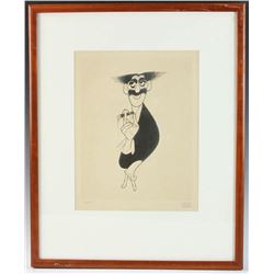 Hirschfeld Signed Groucho Marx Print
