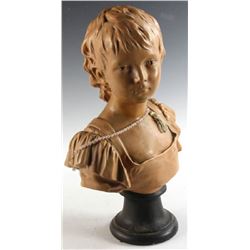 Plaster Bust of Young Girl