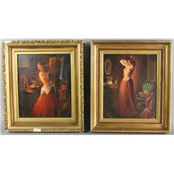 Winona Josling Nudes Oil on Canvas Board