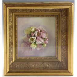English Posy Plaque by Diane Lewis Chance