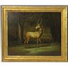Image 2 : Zebra and Red Stag Deer Oil on Canvases