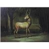 Image 3 : Zebra and Red Stag Deer Oil on Canvases