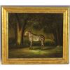 Image 4 : Zebra and Red Stag Deer Oil on Canvases