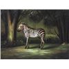 Image 5 : Zebra and Red Stag Deer Oil on Canvases
