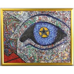 Eva Rogers Signed Abstract