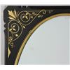 Image 4 : 19thC Mirror Ebonized Wood with Gilt Inlay