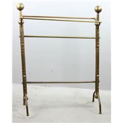 Brass Blanket Rack
