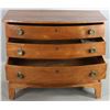 Image 6 : 18thC Chippendale Mahogany Bow Front Chest