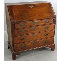 18thC Massachusetts Slant Front Desk
