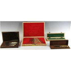 Collectors Knives Four Boxes