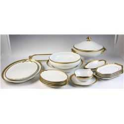 Collection of Limoges Gold Rimmed China