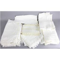 Assorted Linen Tablecloths and Napkins
