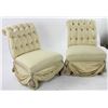 Image 2 : Pair Victorian Slipper Chairs